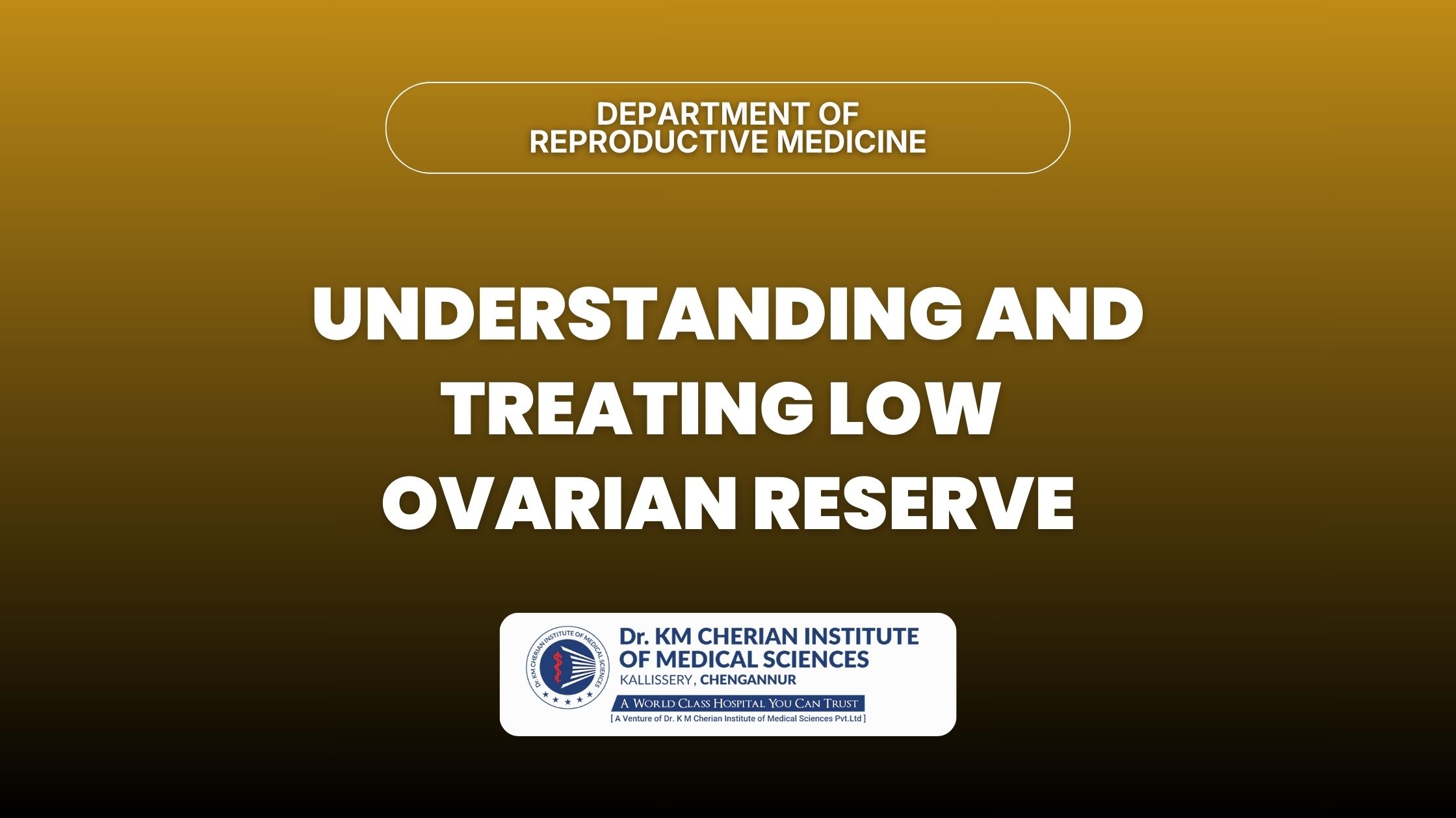 Ovarian Reserve and Function: Why Early Intervention Matters